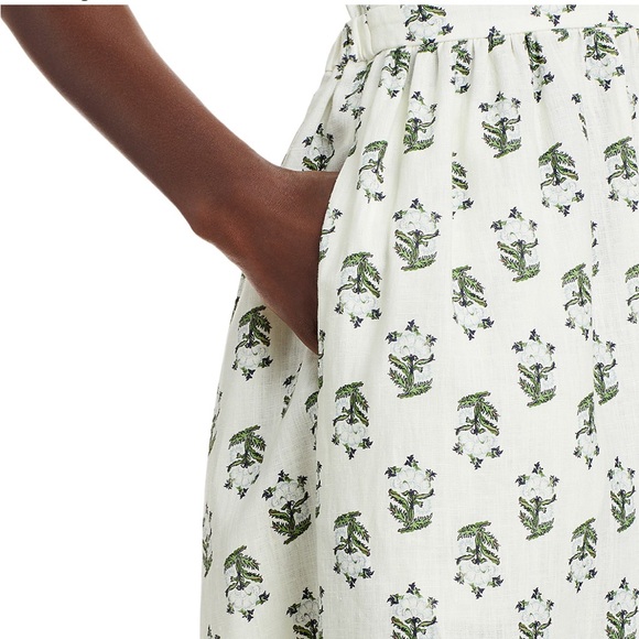 RHODE Midi Linen Dress Size Medium - Picture 13 of 17